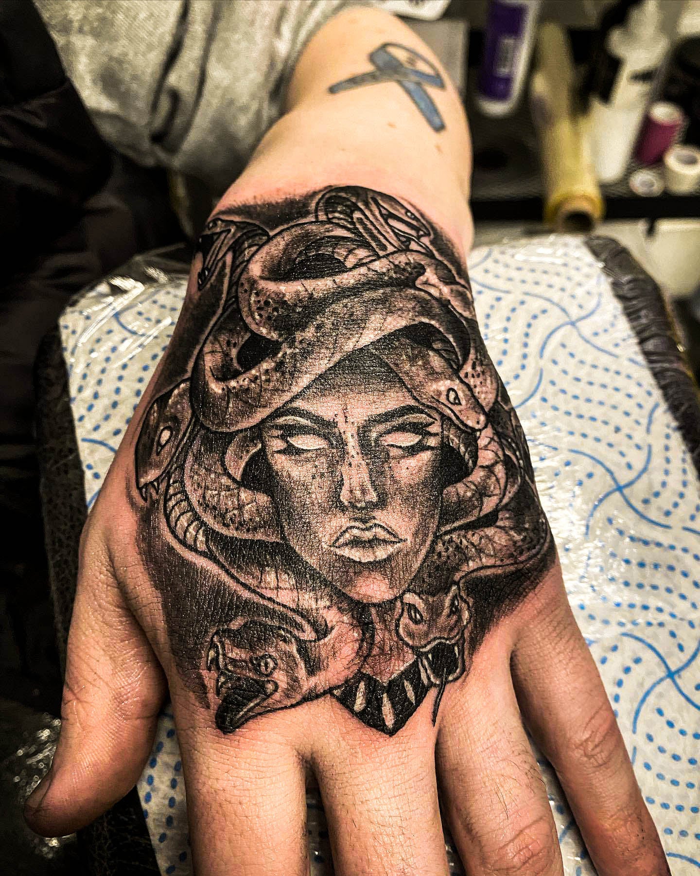 Medusa Tattoo Design Illustration